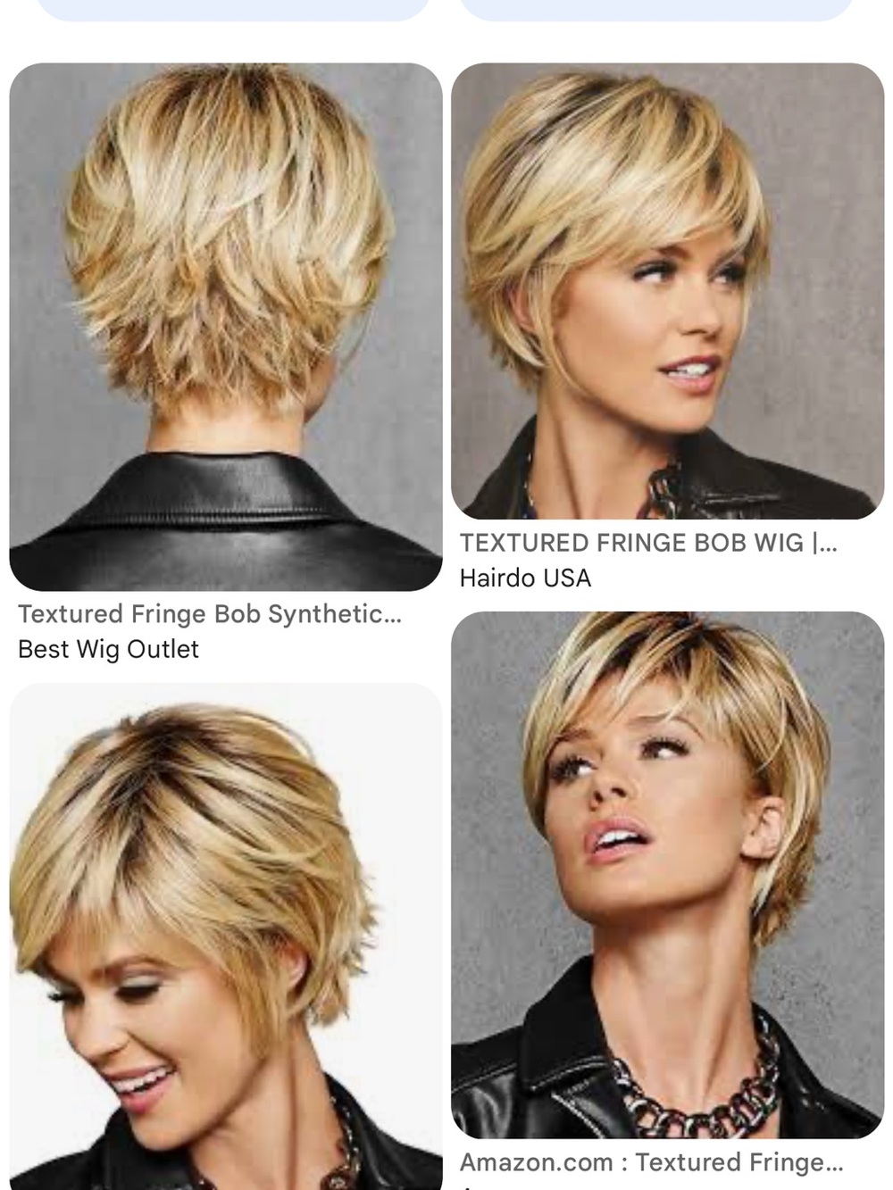 Hairdo wig by HAIRUWEAR Fringe Shaded Ginger Blonde Short Layered Hair